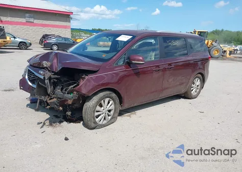 2016 Kia Sedona Lx z USA, uszkodzony, nr VIN KNDMB5C16G6211594